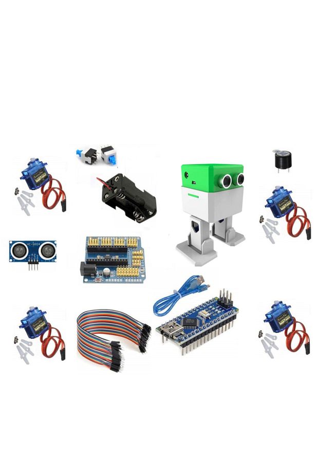 Emes Robotik Adam Olacak Çocuk Serisi Otto Robot Seti (7 FARKLI ÖZELLİK IÇİN ÖRNEK KODLARI HEDİYE) - 1