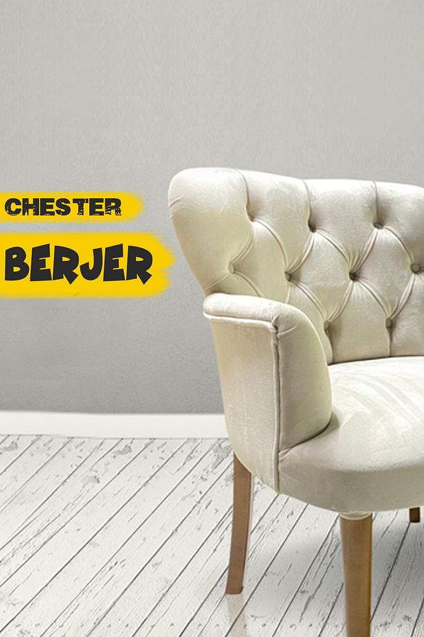 Chester Kapitone Krem Berjer - 1