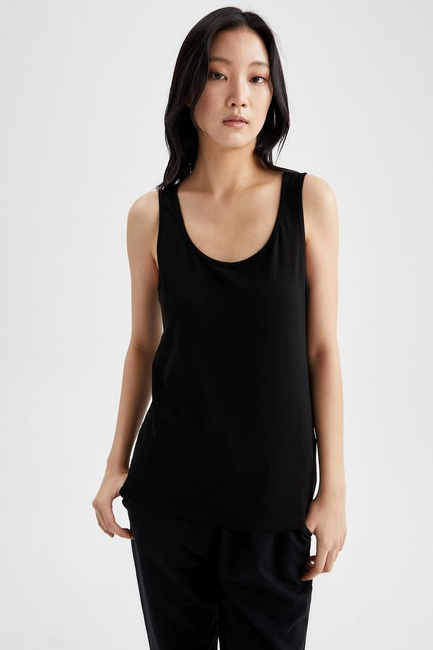 Fall In Love Regular Fit Basic Pamuklu Atlet - 1
