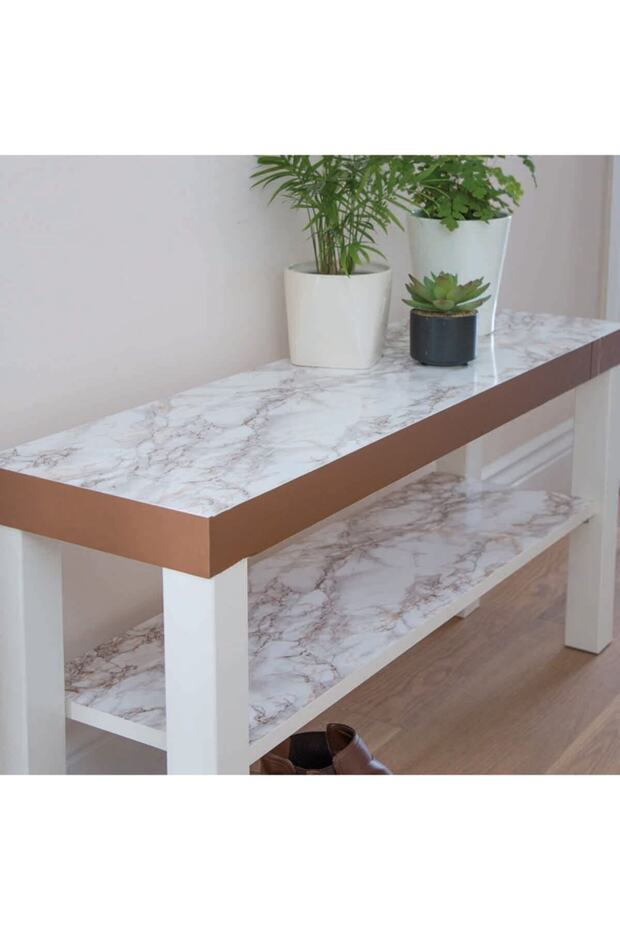 346-0120 Kahve Mermer Yapışkanlı Folyo 45cm X 1mt - 6