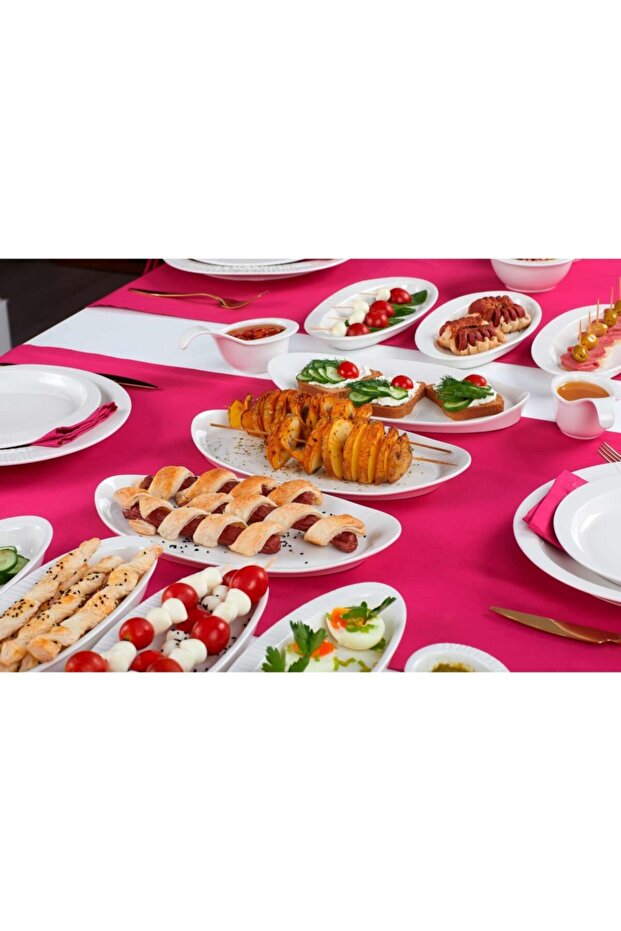 Bianca 25.5 cm Oval Tabak - 5