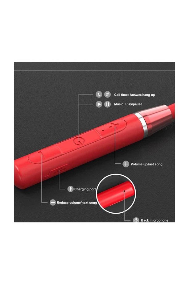 He05 Bluetooth Kablosuz Kulaklık Manyetik Sporcu Koşu Su Geçirmez - 7