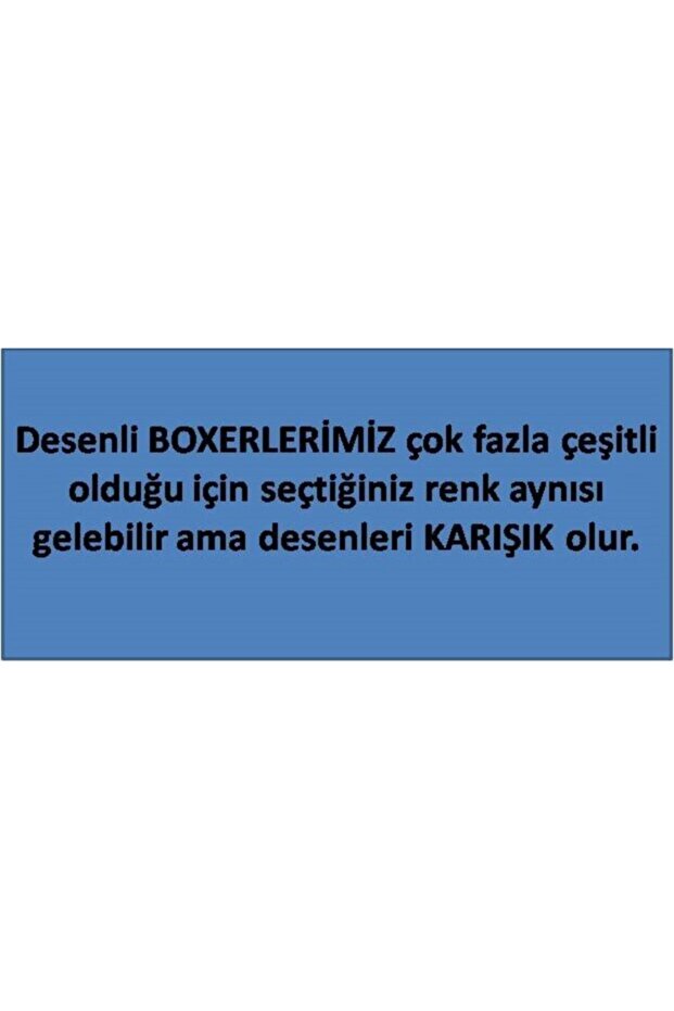 6'lı Poplin Erkek Boxer - 5