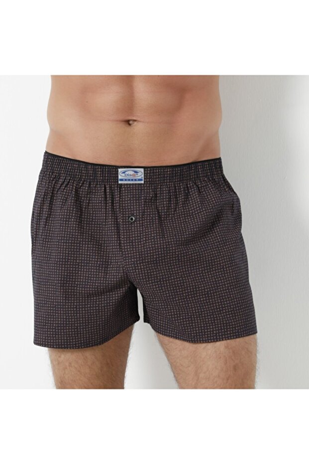 6'lı Poplin Erkek Boxer - 1