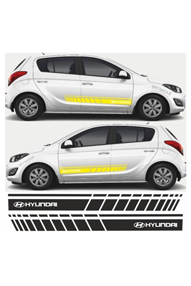 ملصق سيارة بشريط جانبي لسيارة Hyundai I30
