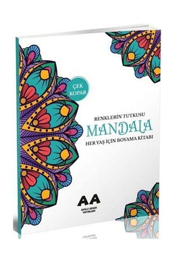 Mandala Renklerin Tutkusu Her Yaş Için Boyama Kitabı - 1