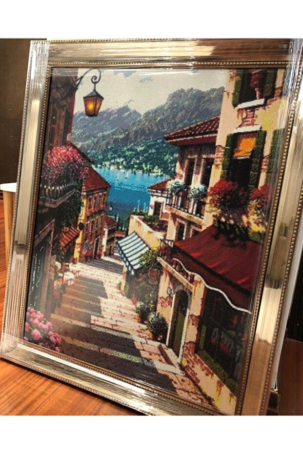 Elmas Mozaik Tablo Como Gölü - 1