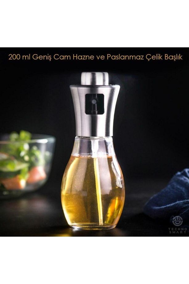 Sprey Cam Şişe Zeytinyağı Sirke Püskürtücü Yağdanlık - 3