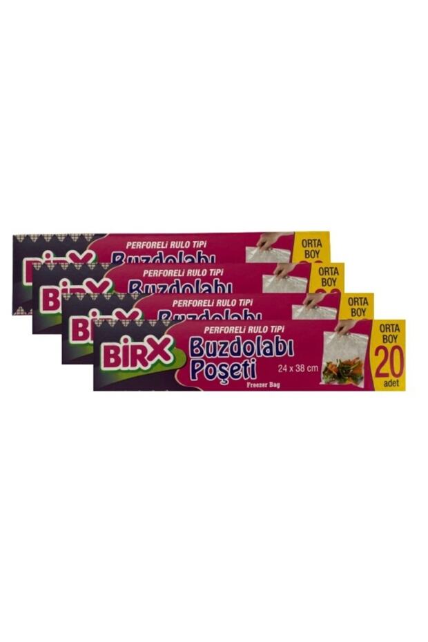 Medium Size Refrigerator Bag - 20 Pieces*4 Pieces