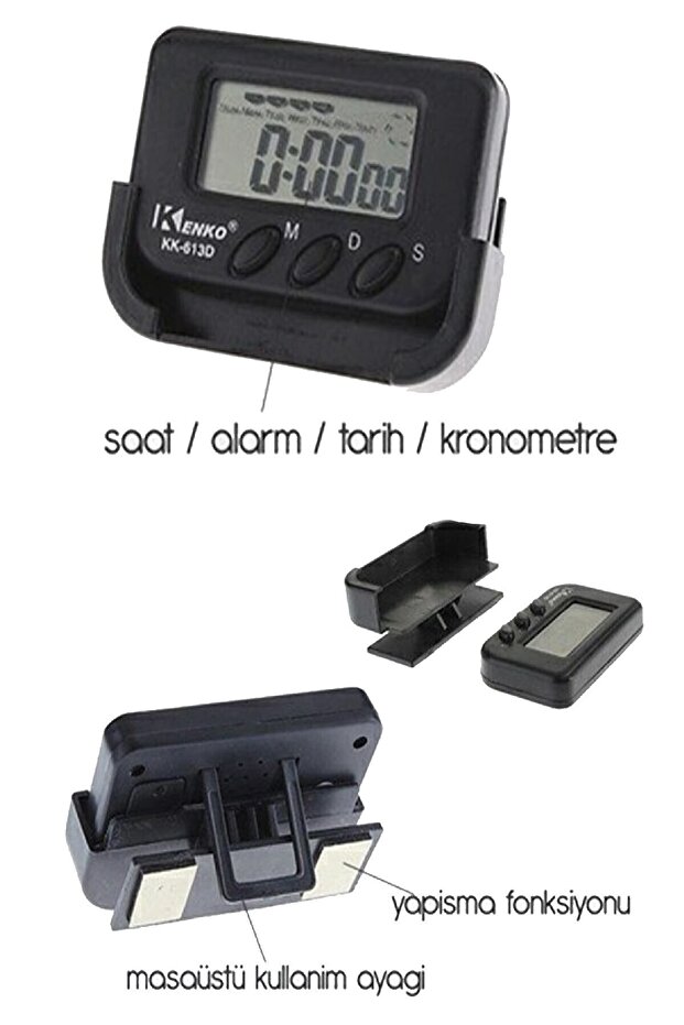 Araç İçi Dijital Saat - 1