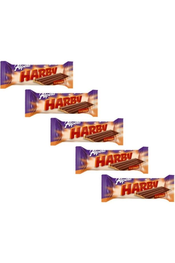 Harby Karamelli Bisküvi 25 Gr. X 5 Adet - 1