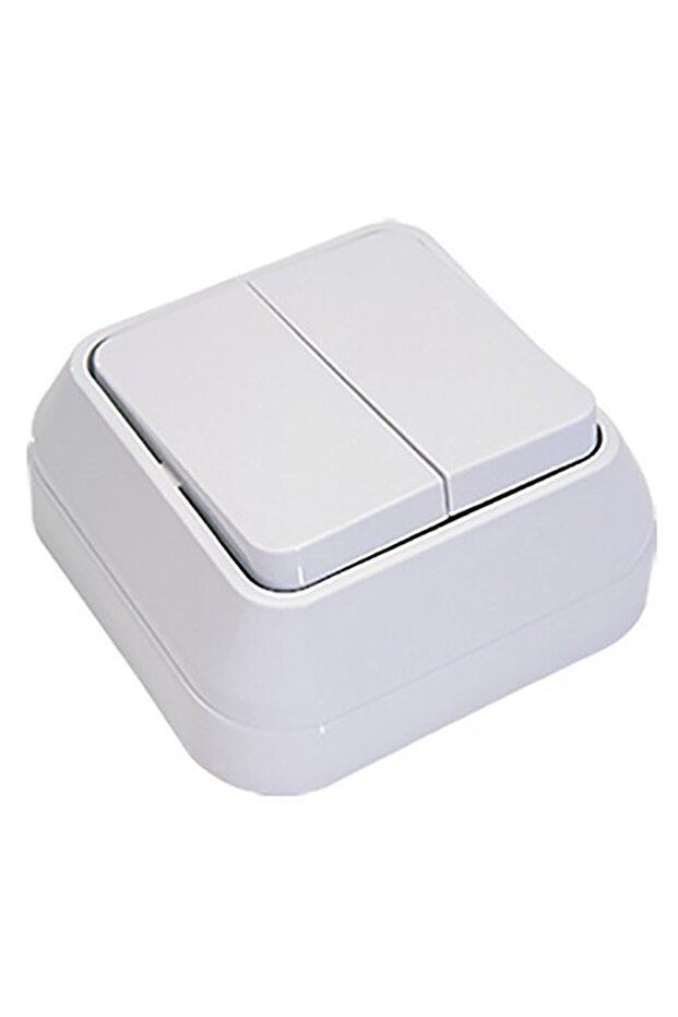 Sıva Üstü Komütatör Beyaz - 1