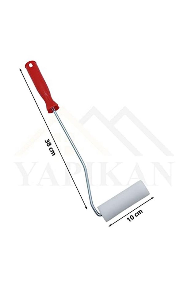 Sünger Parmak Rulo 10 cm   3 Adet Yedek Ağız  Dekor Mini Boyacı Kabı - 2