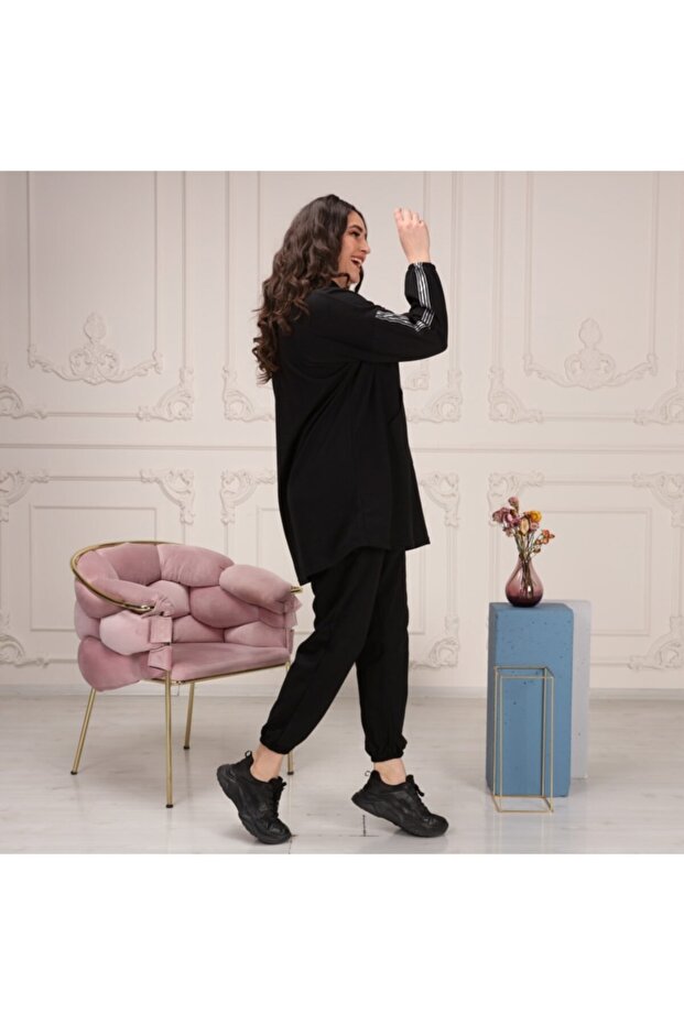 Large Size Oversize Model Tracksuit Set - 5