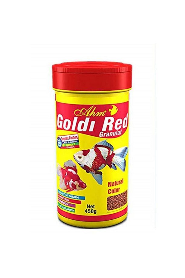 Goldi Red Granulat 250ml Japon Balığı Yemi - 1