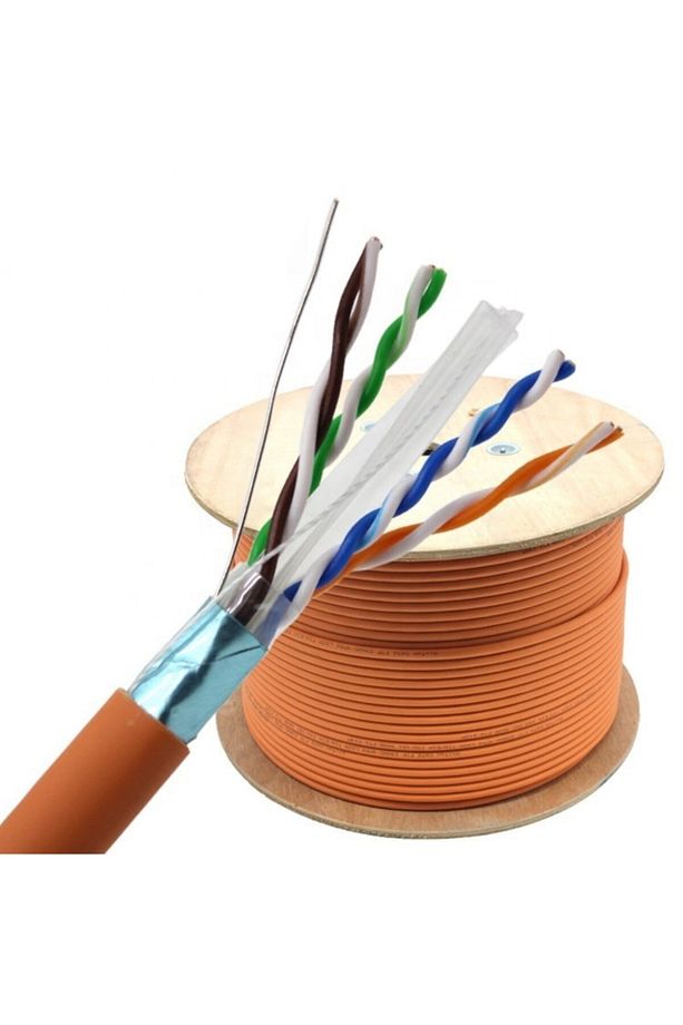 5 Metre Cat6 Data Internet Kablosu Turuncu Renk Patch Cord 5 Metre Bakır - 1