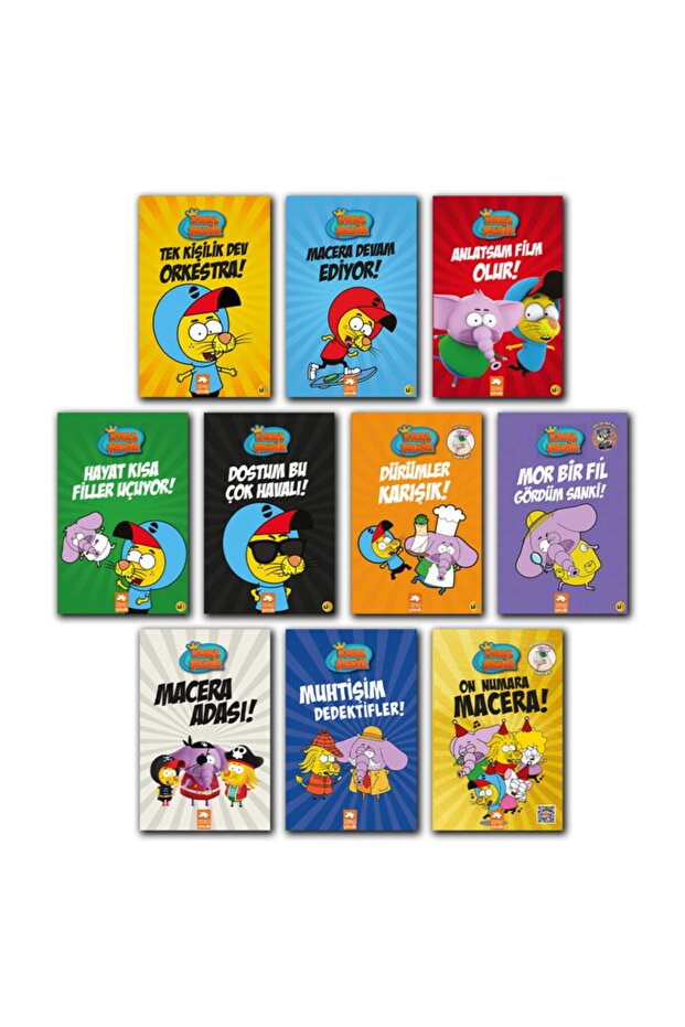 Kral Şakir Book Set 10 Books Hardcover 1-10 Books Hard Cover