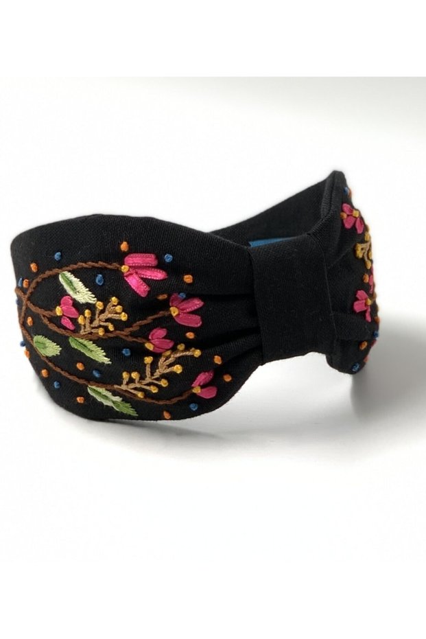 Bahardali Embroidered Black Crown Bd01