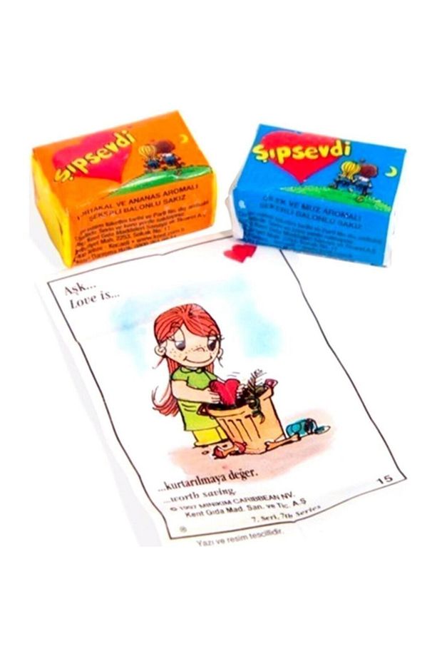 Sakız 50 Adet Çilek-muz 50 Adet Portakal-ananas - 3
