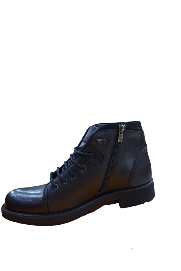 Deri Kışlık Erkek Bot - 2