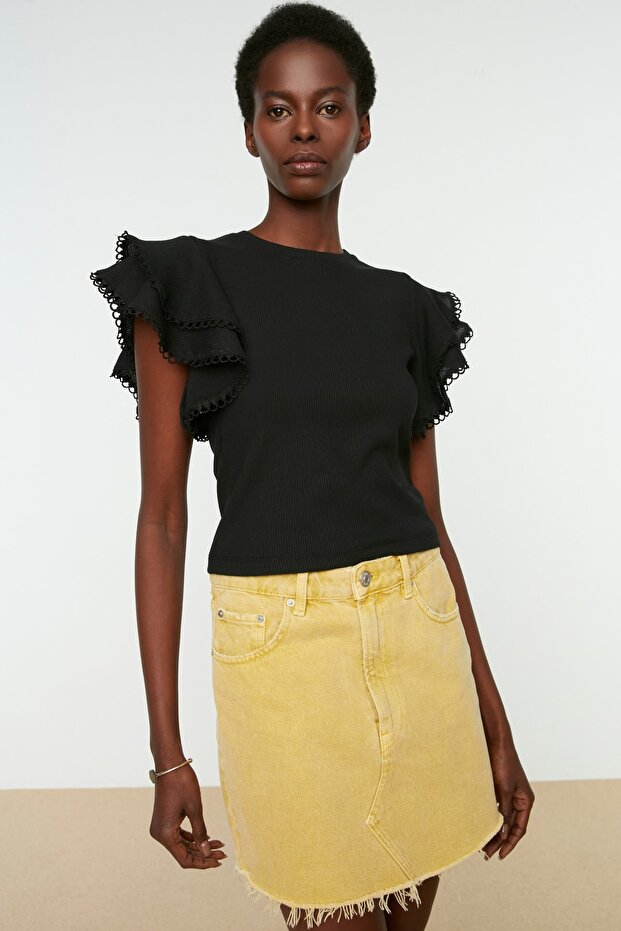 Чорна блузка Orme - 2