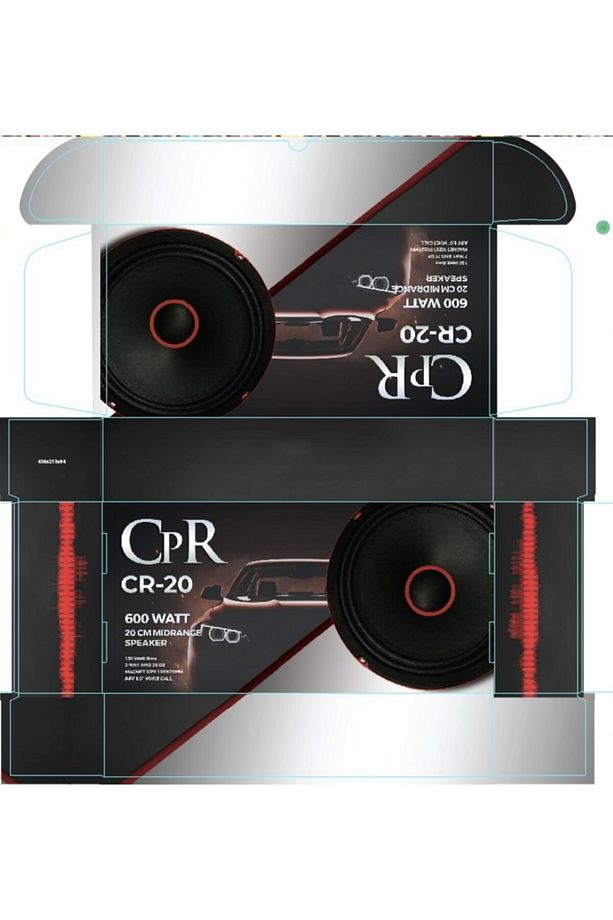 Cpr 20cm Profesyonel Mitrenç Oto Midrenge Yüksek Rms - 1