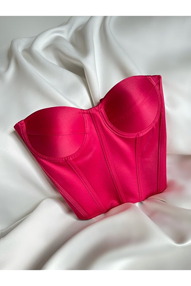 Aura Fuchsia Pamper Bustier - Comfortable Design