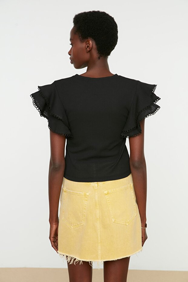 Чорна блузка Orme - 5