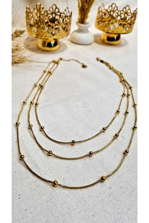 3-Piece Ball Chain Necklace