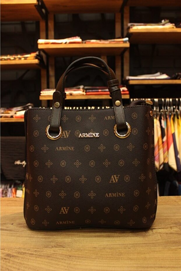 Women's Bag 247- Brown Printed