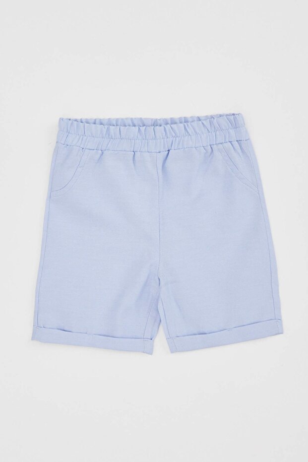 Baby Boy Basic Bermuda Shorts - 1