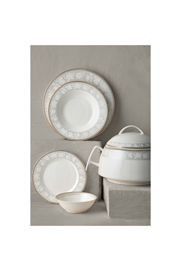Mathilda 60 Parça New Bone Yemek Takımı - 1