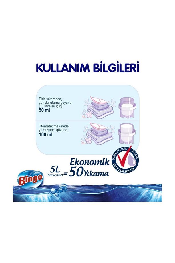 Soft Sıvı Çamaşır Yumuşatıcı Kırmızı Lovely 4 Adet X 5 Lt - 4