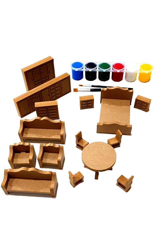 Ahşap Boyama Başlangıç Seti -8 - 1