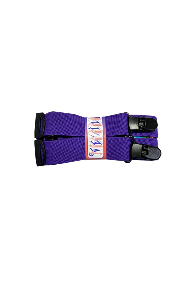 Velila Plastic Clip Washable Antiallergic Purple Children's Trouser Hanger