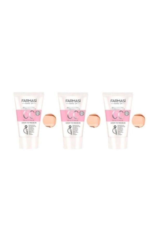 3 Pieces 50 ml Light to Medium Cc Cream