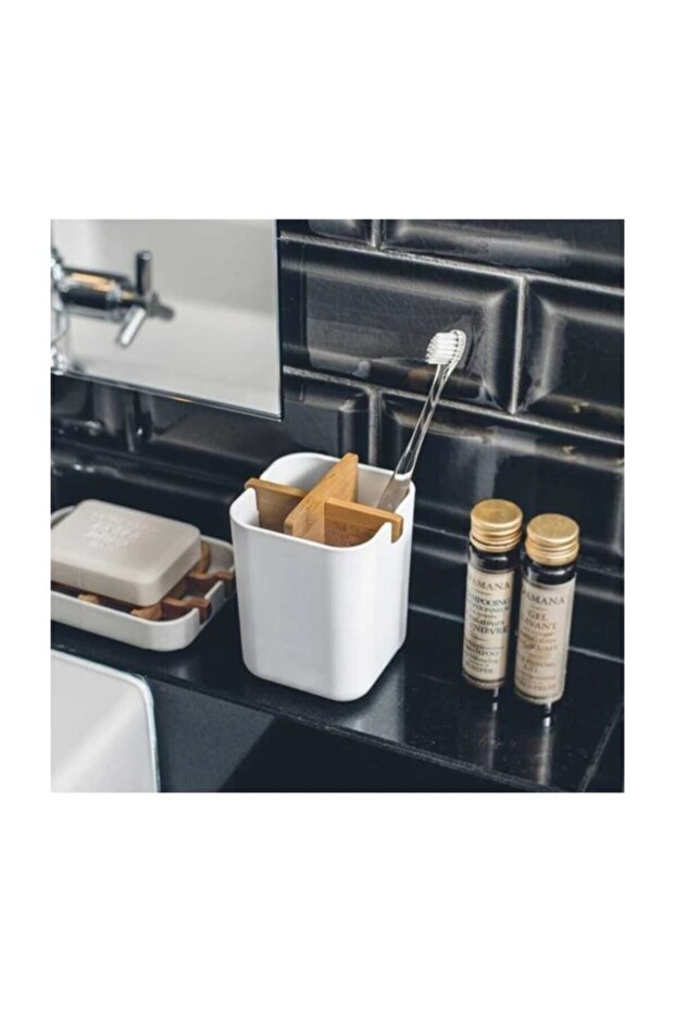 Zen Cup Bambu Kalemlik Beyaz - 3