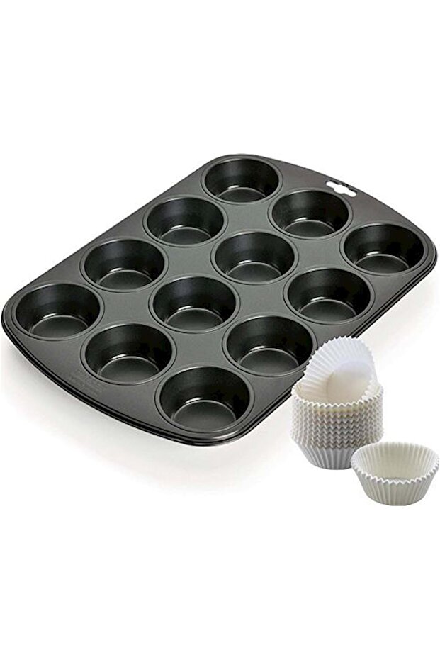 Muffin Mini Kek Kalıbı 12'Li - 1