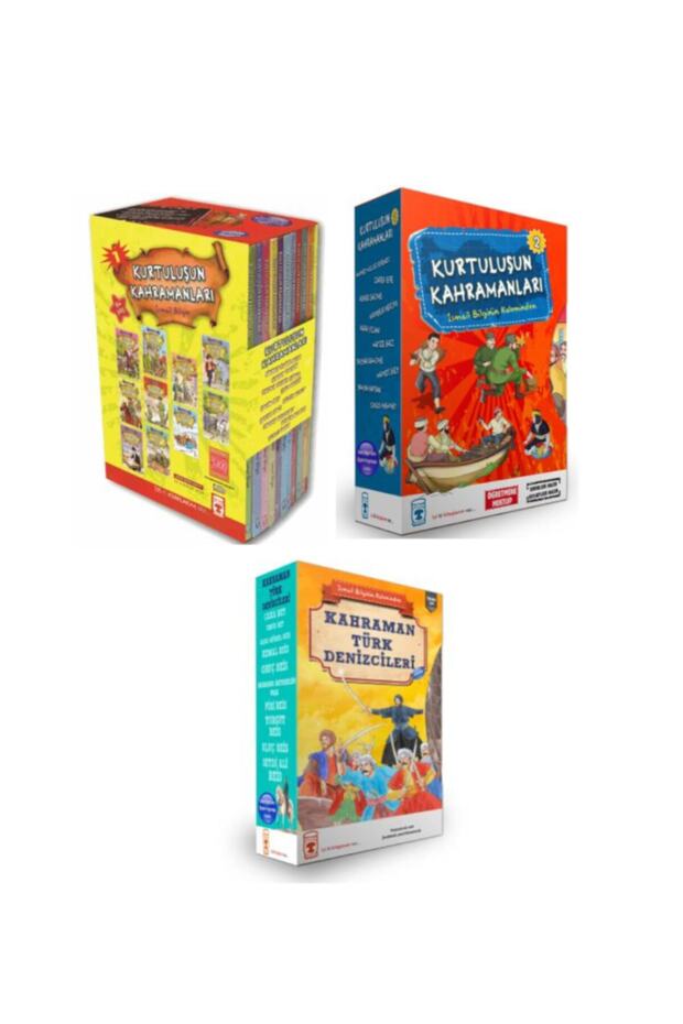 Kurtuluşun Kahramanları Ve Kahraman Türk Denizcileri Seti 3 Lü Set