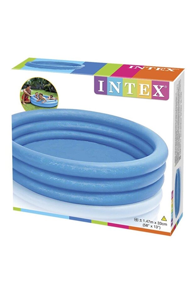 58446 3 Node Crystal Blue Inflatable Pool Children's Pool 168*38cm