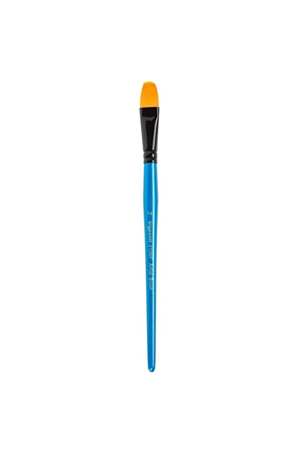 210kf Series Synthetic Bristle Cat's Tongue Brush No: 14 (1 Piece)