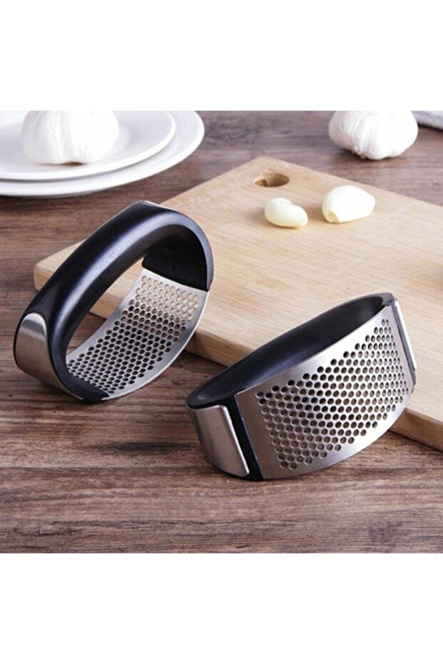 Yeni Sarımsak Ezici Paslanmaz Çelik Garlic Press - 1