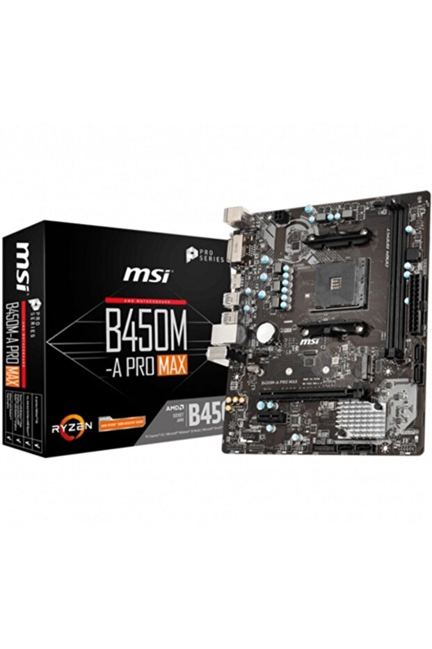 B450m-a Pro Max Ddr4 3466mhz S+vga+glan Am4 - 1