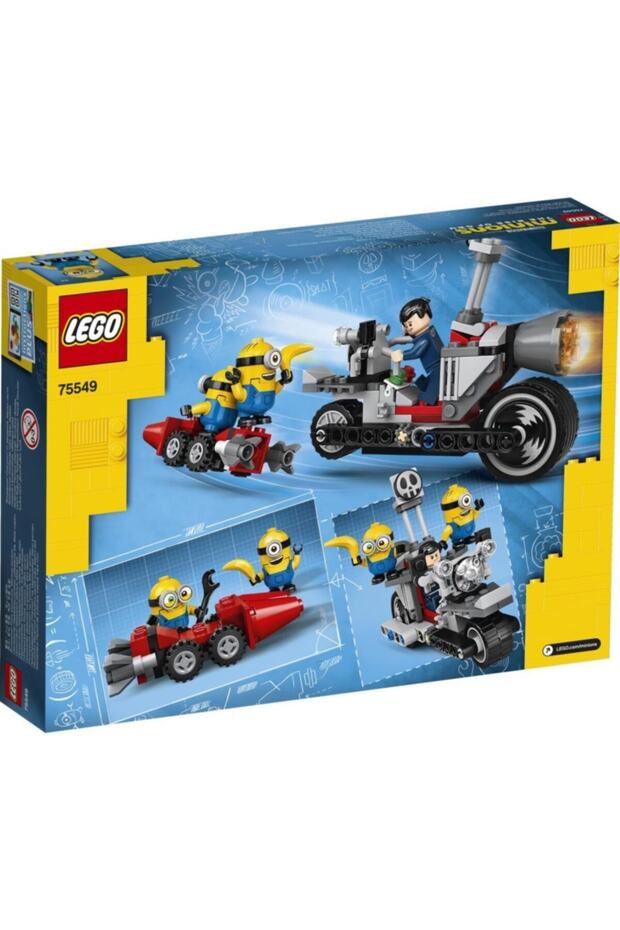 Minions Durdurulamaz Motosiklet Takibi (75549) Bob, Stuart Ve Gru Figürleri Içeren Minyonlar Oy - 2