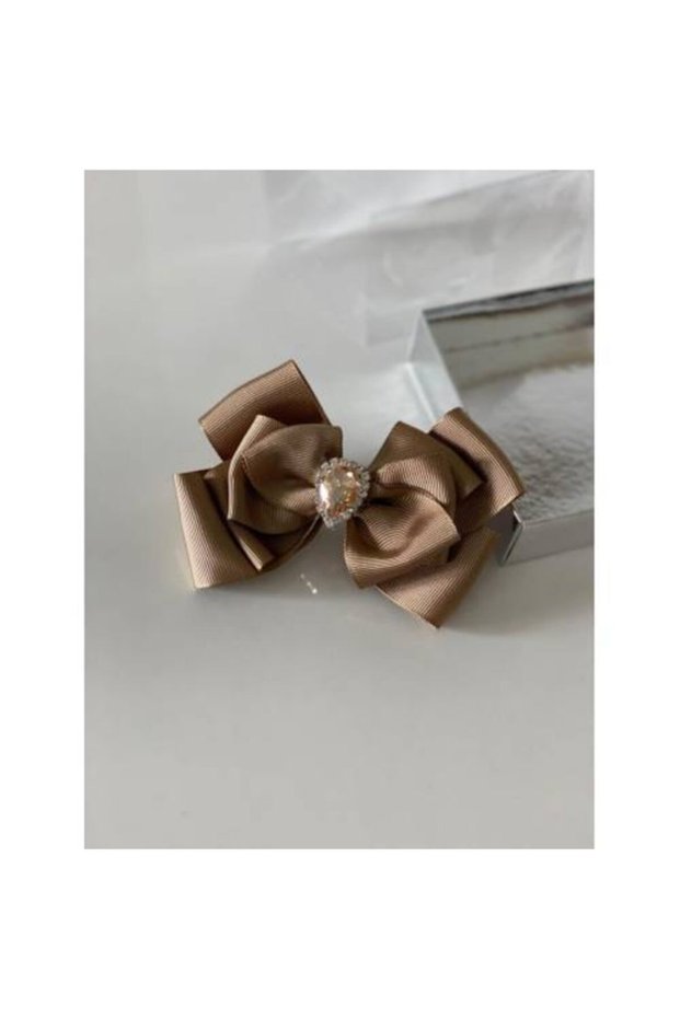 Brown Drop Stone Mother Girl Baby Gift Clip Buckle