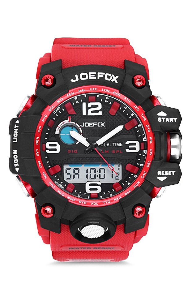 men's Sports Wristwatch - Analog and Digital Design