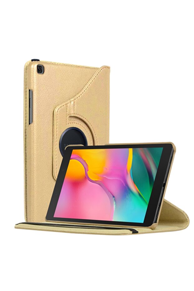 Samsung Galaxy Tab a 8" 2019 T290 - 360 Rotating Leather Case Stand - 6