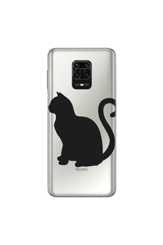 Xiaomi Redmi Note 9 Pro Case Patterned Illustrated Hd Silicone Phone Case Cover - Kitten