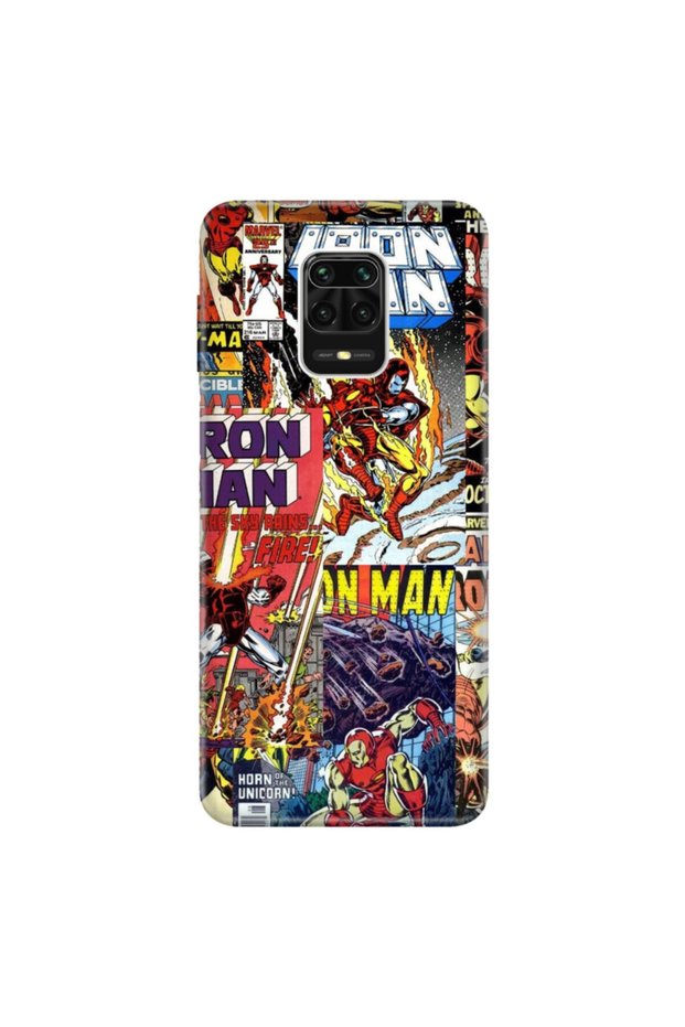Xiaomi Redmi Note 9 Pro Case Patterned Illustrated Hd Silicone Phone Case Cover - Comic Novel