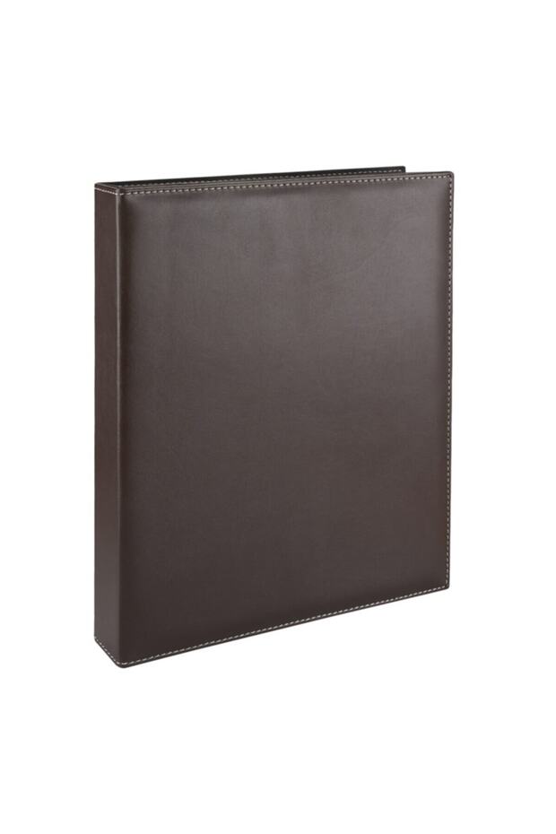 Faux Leather Mechanism, 10 Compartments, 500 Card Capacity, Indexed Business Card Holder 26x32 Cm